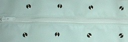 Replacement dome entry zipper