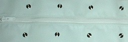 Replacement dome entry zipper