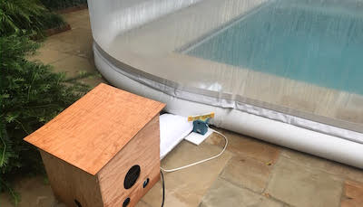 Water Tube Anchoring sample for a Pool Dome