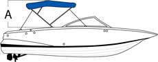 Bimini height upright