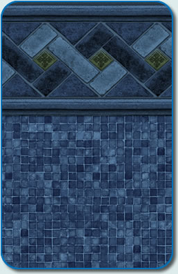 Blue Mountain Top inground liner pattern