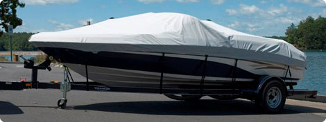 Semi-Custom Boat Covers in Polyester, Boat Duck (Cotton), and Double Duck (50/50 Poly-Cotton)