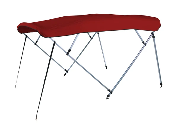 Jockey red 1 inch square tube frame pontoon bimini top kit