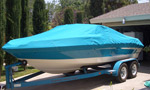 Semi Custom Fit Teal Boat Cover