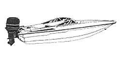 Ski Boat with Low Profile Windshield