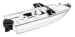Aluminum V-Hull Fishing Boat with walk-thru windshield