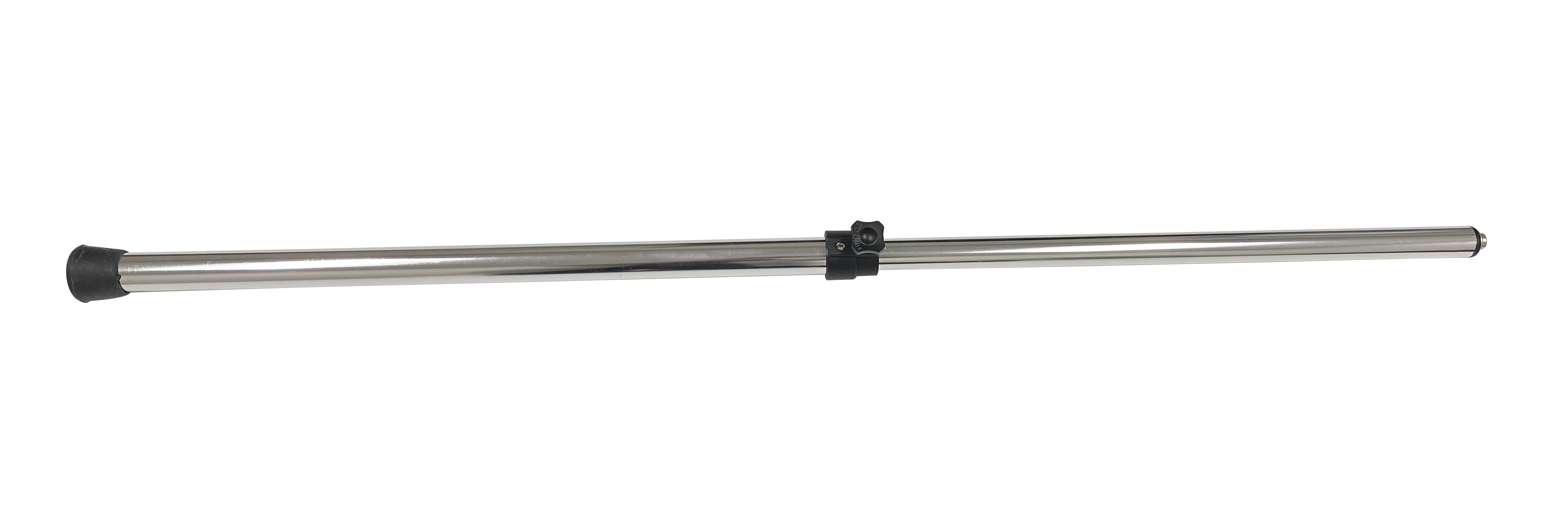 Adjustable boat cover support pole with thumb screw