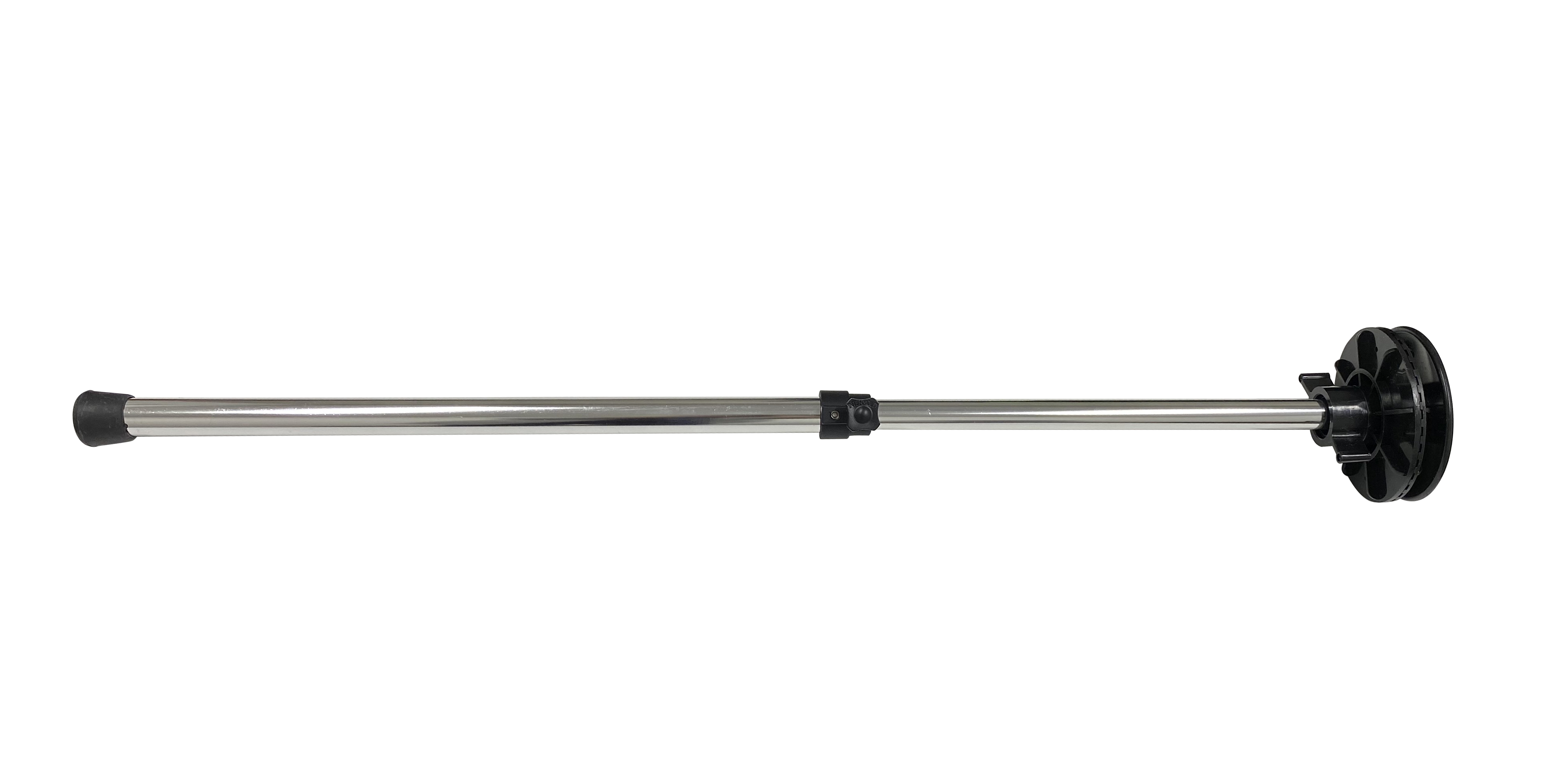 Vented adjustable support pole with thumb screw
