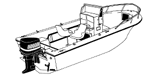 V-Hull Center Console Fishing Boat