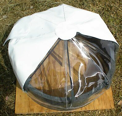 Manure Tank Cover model - Opening Utility Flap