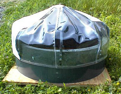 Manure Tank Cover model - Side View 1