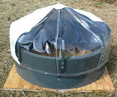 Manure Tank Cover model - Side View 2