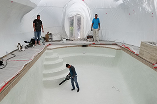 Construction Dome - Inside view