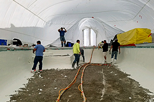 Construction Dome - Interior.