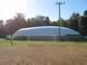 Pool dome as viewed from the adjacent YMCA field