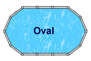 Oval Above Ground Swimming Pool