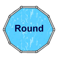 Round Above Ground Swimming Pool