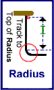 Radius Grecian pool liner measuring form diagram