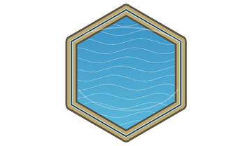Hexagon inground pool shape diagram