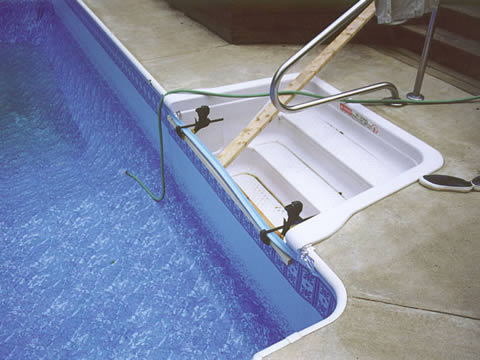 Inground Pool Liners Photo Album Of, How To Fix Inground Pool Steps