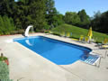 Entire swimming pool and pool liner