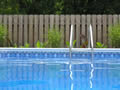 New swimming pool liner and ladder