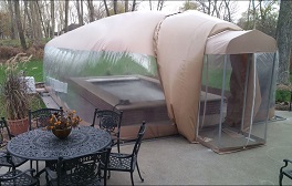 hot tub enclosure