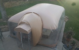 spa patio dome enclosure