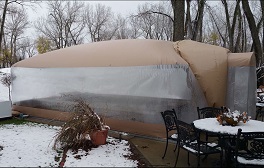 winter lap pool enclosure