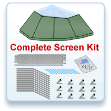 Replacement Screen Dome Complete Kit