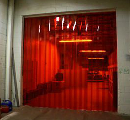 strip door weld screen