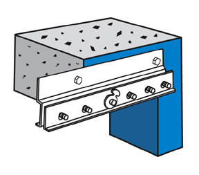 wall mount hardware for vinyl strip doors