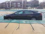 Inground Pool Cover Holding Wieght of a Car