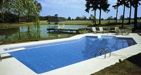 inground pool using vermiculite