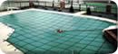 Inground Swimming Pool Cover in Mesh and Vinyl